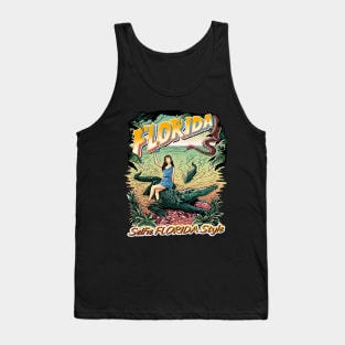 Selfie Florida Style Novelty Design Tank Top